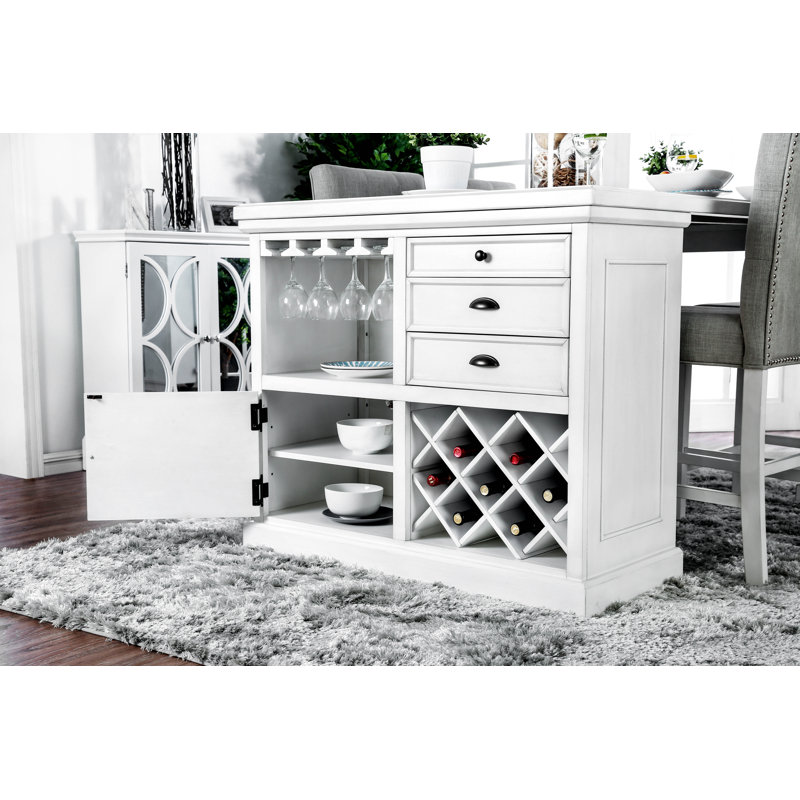 Feruza 3-Piece Counter Height Dining Table Set, 3 Pieces: Table, 2 Chairs
