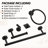 14 Pieces Bathroom Hardware Accessories Set Towel Bar Set Wall Mounted