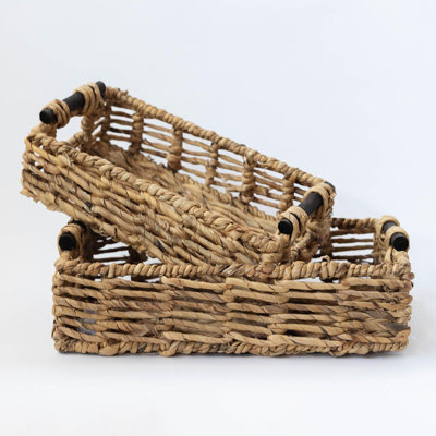 Plateau tissé, ensemble de 2