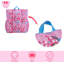Disney Minnie Mouse Toddler Nylon Bean Bag Chair With Piping & Top Carry Handle