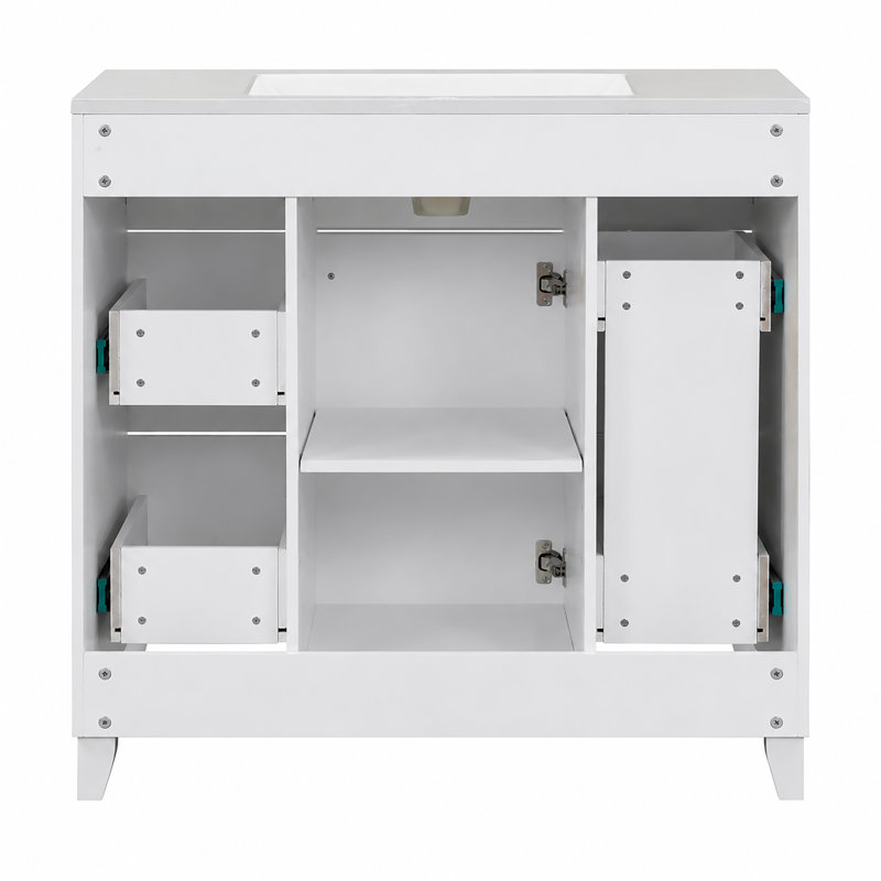 Meuble-lavabo avec 36 salles de bain modernes en bois