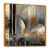 Toile avec cadre flottant or