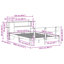 Bookcase Bed Without Mattress Solid Wood Pine-955583437-955583476