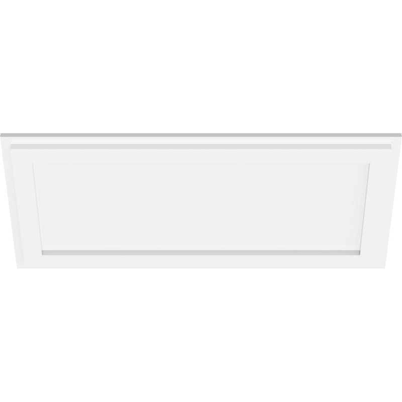 Médaillon de plafond contemporain en pvc de qualité architecturale rectangulaire, H 1 po x l 28 po x P 14 po