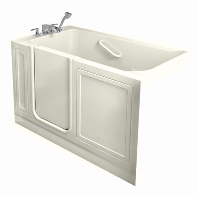 59.5'' x 29.75'' Gelcoat Bathtub with Faucet