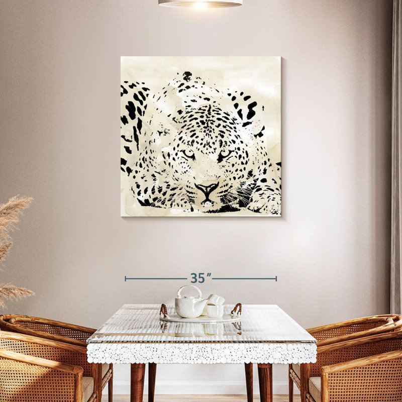 Crowle Leopard Spots II, H 36 po x l 36 po