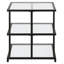 Falito Glass Top Frame End Table-1843831203