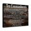 Ten Commandments Gold Tablets - Impression sur toile tendue-1098158915