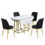 Ensemble de table de salle à manger extensible 5 pièces-115300398-115300401