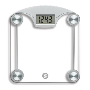 Weight Watchers 12.5-Inch Round Glass Weight Tracking Scale for 4