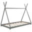 Lit plateforme simple avec structure triangulaire-428718999