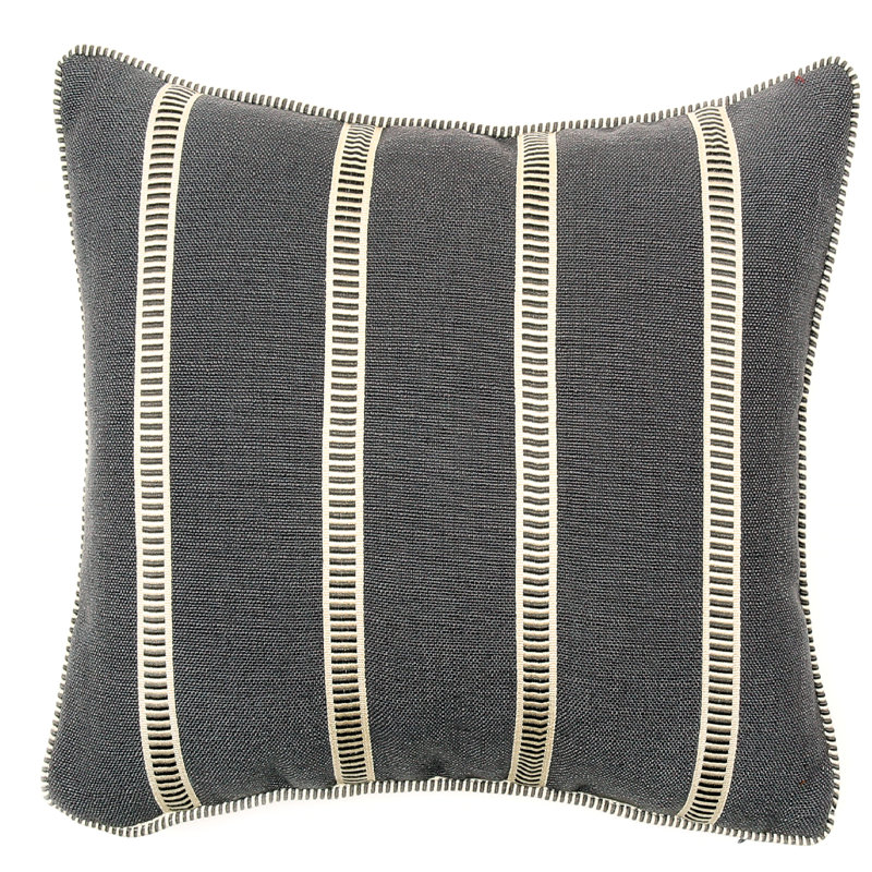 Housse de coussin carré et insert Ladder Morrison, 22 po x 22 po