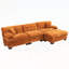 Canapé modulaire en L à assise profonde
