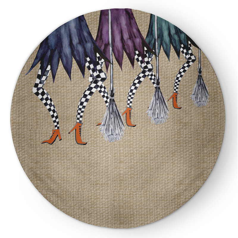 Belia Chenille Indoor Rug, Round 5'