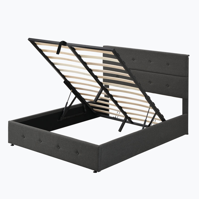 Full / Double 44.39'' Bed Frame with Underneath Storage