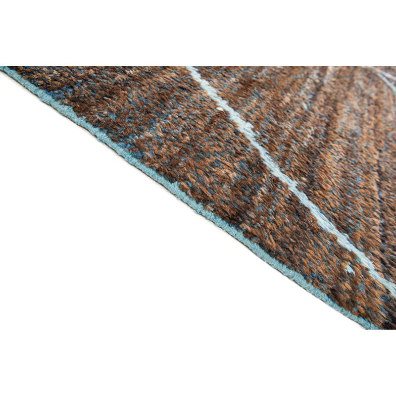Tapis brun foncé Ottilie