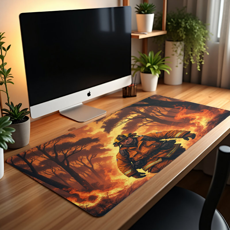 Polyester Desk Pad, 31.5x15.5