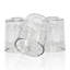 Abat-jour cylindrique en verre transparent Doninique H 5,75 po x l 4,5 po (à visser)