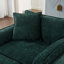 Fauteuil d'appoint avec repose-pieds Modern Chenille-846004395