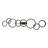 8l LED  Chandelier,Matte Black