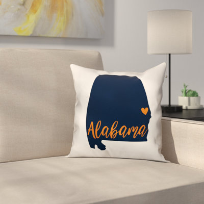 Alabama Pride Throw Pillow