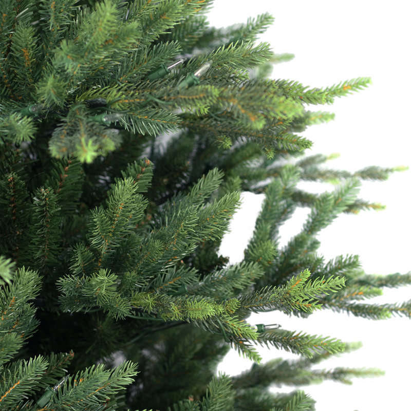 Geula 6.5' Lighted Artificial Fir Christmas Tree