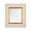 Rosy Check Enamel Wall Mirror