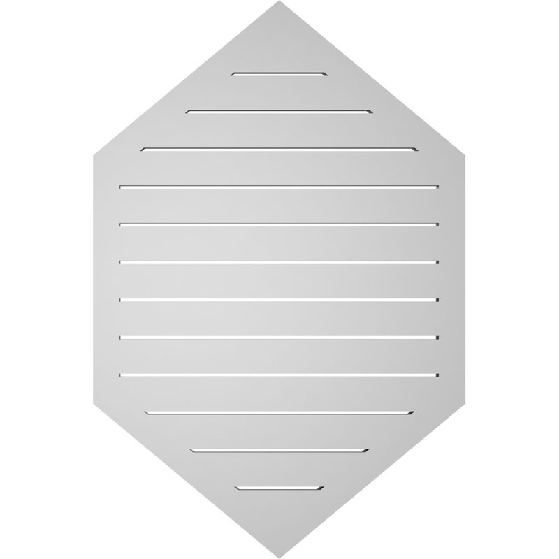 Pente verticale verticale en uréthane Signature, H 1,5 po x l 28 po x L 42 po