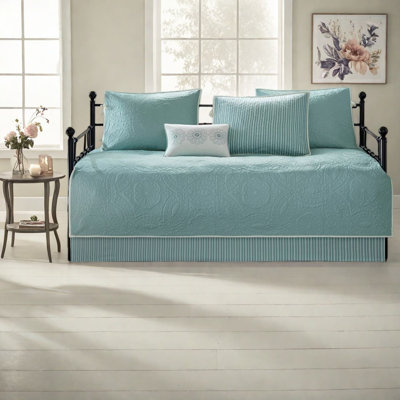 Reversible Bedding Sets Cotton Blue Medallion For Home