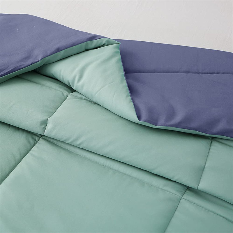 Polyester Comforter, Dark Blue/Light Blue