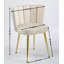 Chaise de salle à manger moderne (ensemble de 2) en velours et dossier confortable, convient à la salle à manger, au salon, au café, à structure simple