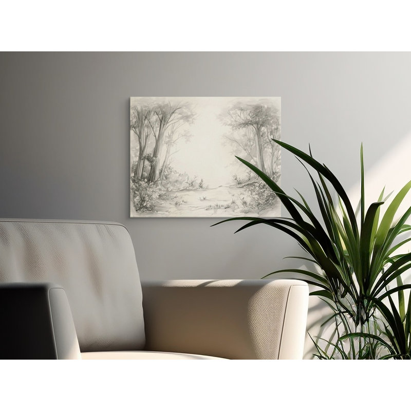 1 Piece Wrapped Canvas Wall Art Set, 50.8 cm H x 152.4 cm W
