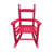 Rose Red 'S Rocking Chair - Ideal For All Indoor And Outdoor Settings Solid Hardwood Composed Back Support Comfort Easy Assembly 110 Lbs Weight Load Seat Fit Any Spaces Produced Option Limit