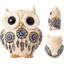 Statue hibou mauvais œil et attrape-rêves - symbole de sagesse fait à la main