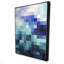 «Pixelized Landscape - Shapes Patterns», reproduction sur toile encadrée-119951054