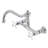 Kingston Brass Vintage Two-Handle 2-Hole Wall Mount Bathroom Faucet-56553460-56553458