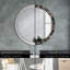 Huldar Glass Flat Wall Mirror