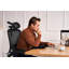 Chaise de bureau ergonomique en filet avec accoudoirs rabattables-97810983