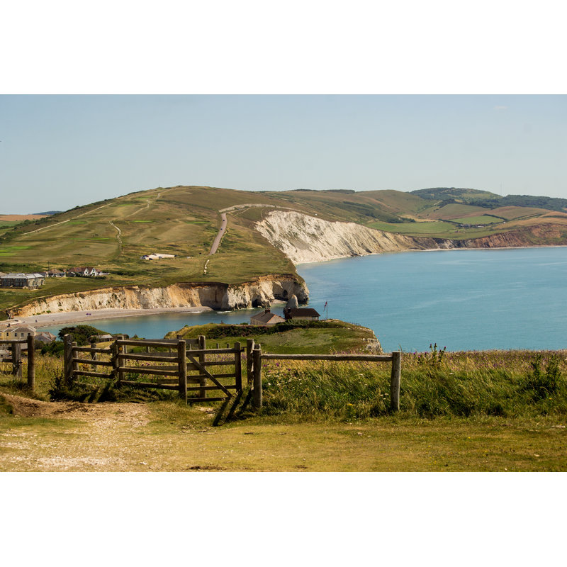 Freshwater Bay - Isle Of Wight - Wrapped Canvas Print, 20cm H x 30cm W x 3.8cm D