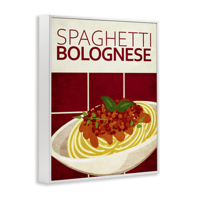 Estampe numérique de cuisine Spaghetti Classic, design par Kim Allen