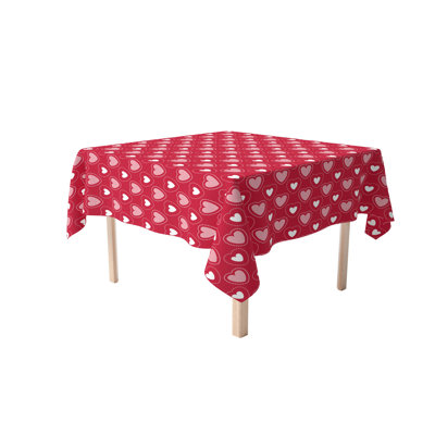 Sirois Hearts in Stitches Tablecloth