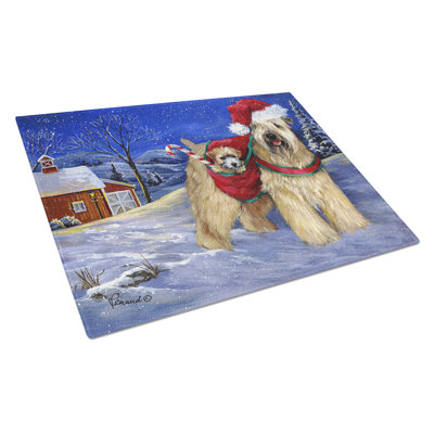 Planche à découper en verre Caroline's Treasures Scottie and Westie Christmas