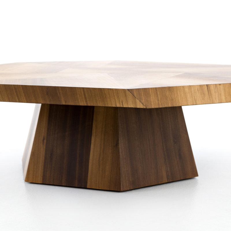 Coffee Table, Palermo Drift Top Grain Leather