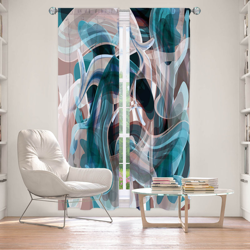 Derriey Room Darkening Curtain Pair, 20" W x 61" L