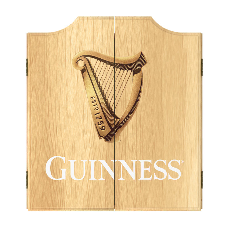 Armoire pour jeu de fléchettes Guinness Harp