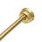 Utopia Alley Rustproof Fixed Mount Single Curved Shower Rod, Aluminum, adjustable from 45" to 72" Wide-102672045