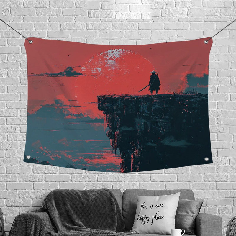 Microfiber Fabric Tapestry, 50" H x 60" W