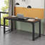 Executive Office Desk, Thick Metal Frame, 70.8" Wide Workstation, Multi-Monitor Support & Heavy Duty Stability