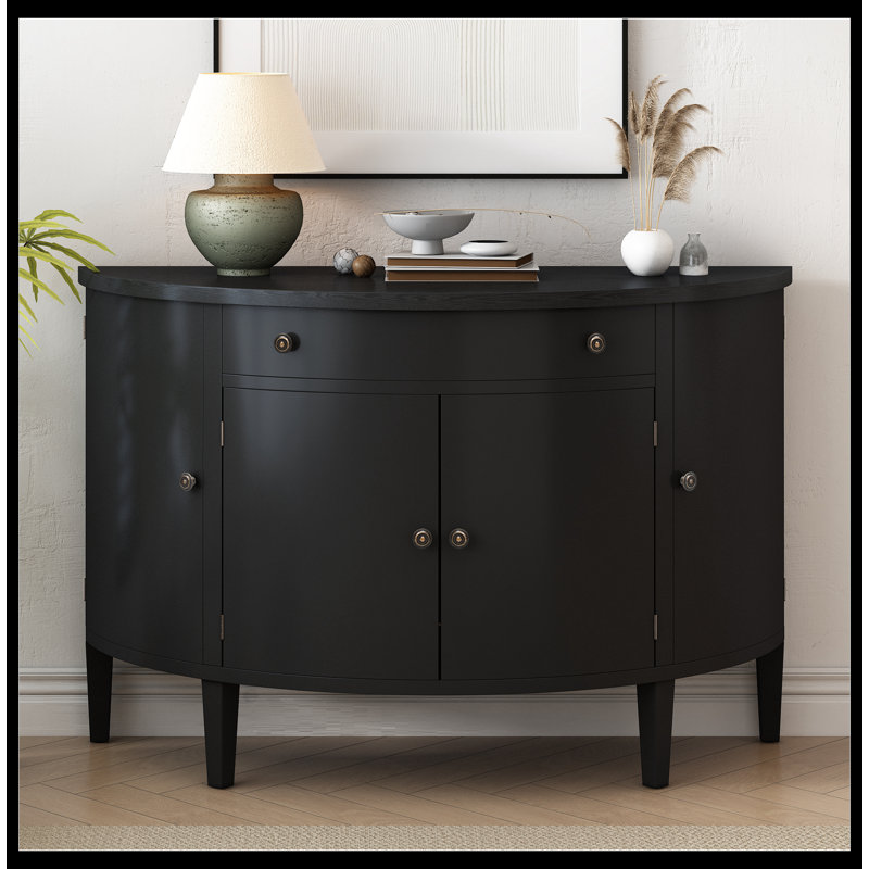 Umberto 47.2'' Sideboard, Black