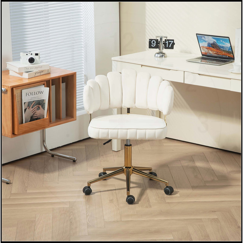 Versatile Modern Home Office Desk Chair with Wheels, Swivel and Height Adjustable Function, Ideal for Various Tasks and Comfortable Sitting